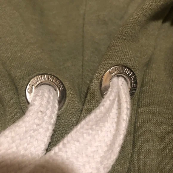 Calvin Klein Green Tie Dye Crop Hoodie Size Small - Picture 4 of 6